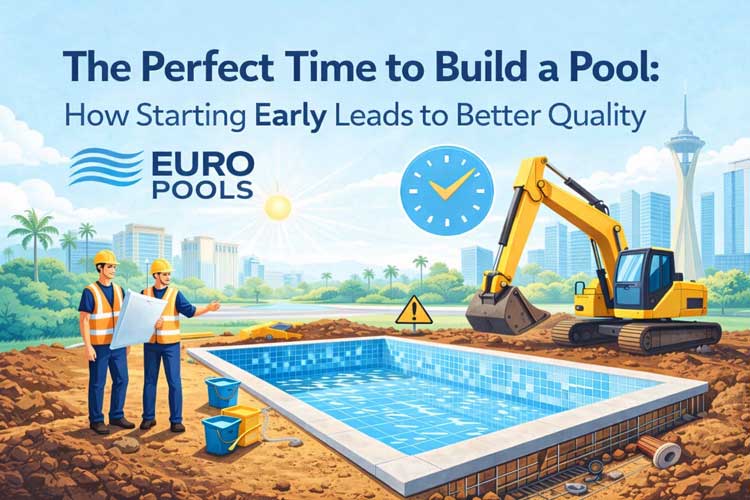 The Perfect Time to Build a Pool